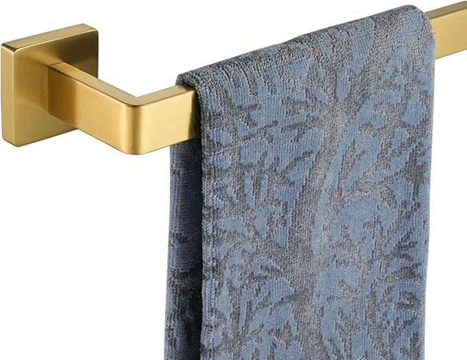 JQK Gold Towel Bar, Rounded Edges 14.41 Inch Towel Rack, 304 Stainless Steel by Homeimprovement