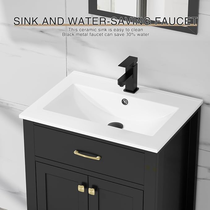LUCKWIND 24" Bathroom Vanity - Image 3