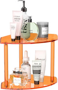 2 Tier Countertop Corner Organizer Shelf 7x7x8 Inch, Vanity Storage by Sezanrpt