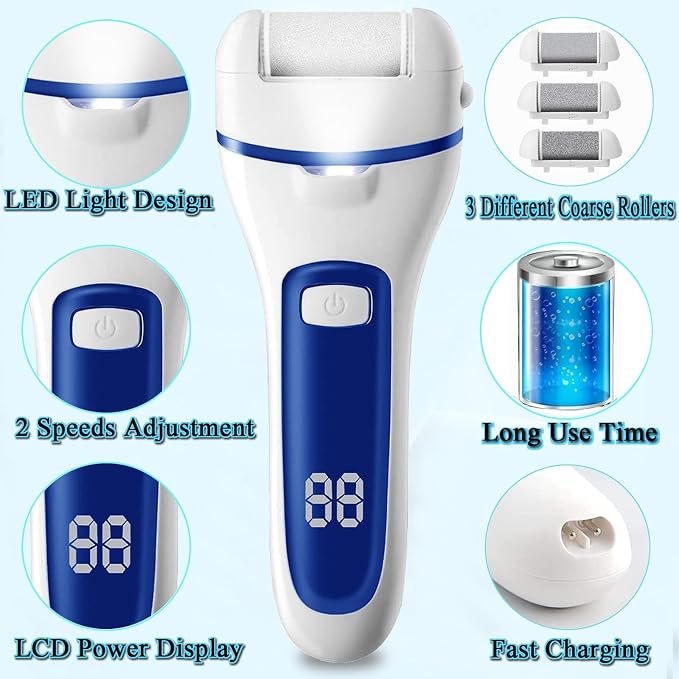 Callus Remover for Feet Electric Foot File, 13-in-1 Professional Pedicure Tools - Image 2