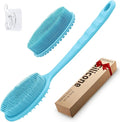 Silicone Back Scrubber for Shower, Gentle Exfoliating Body Scrubber & Back by GEENOA