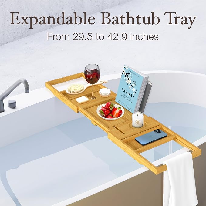 Wooden Bathtub Tray - Image 3