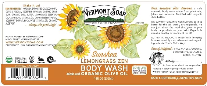 VERMONT SOAP Body Wash, Natural Body Wash - Image 7