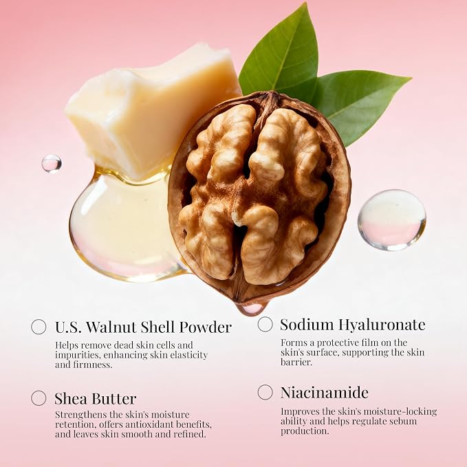 Sttes Shea Sugar Body Scrub 02 – Pistachio & Salted Caramel Scent Shower - Image 3