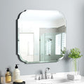 Silver Wall Mirror-Beveled Edge Frameless Mirror by GOAND
