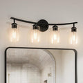 USHOWER 4-Light Bathroom Light Fixtures, Vanity Lights by USHOWER