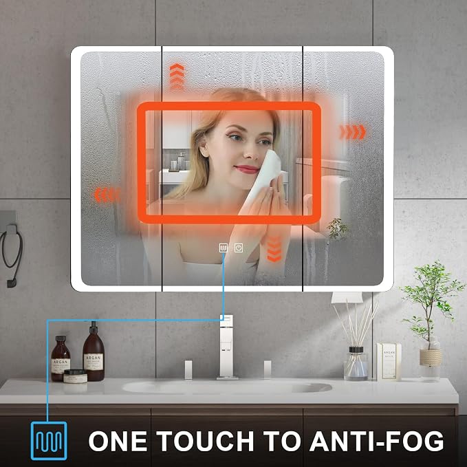 Lighted Bathroom Medicine Cabinet - Image 4