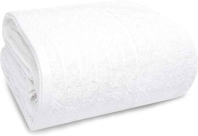 Tens Towels Pack of 1 Jumbo Bath Sheet 40 x 80 Inches, Extra Large & Light by TensTowels