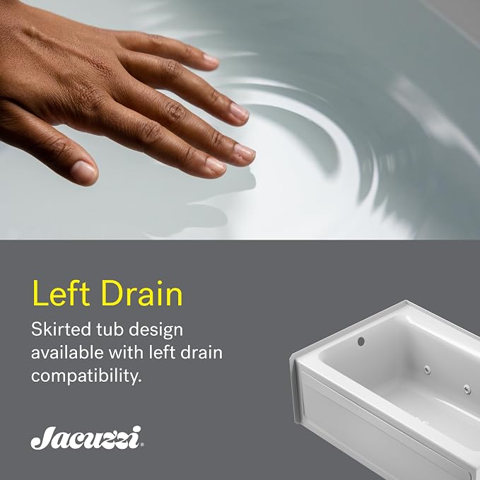 Jacuzzi SIGNATURE Acrylic Drop-In Bathtub, Soaking Sanctuary, Slip Resistant - Image 6