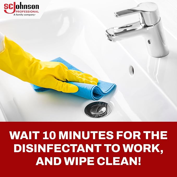 SC Johnson Professional Non-Acid Bowl and Bathroom Cleaner, Disinfectant Cleaner - Image 7