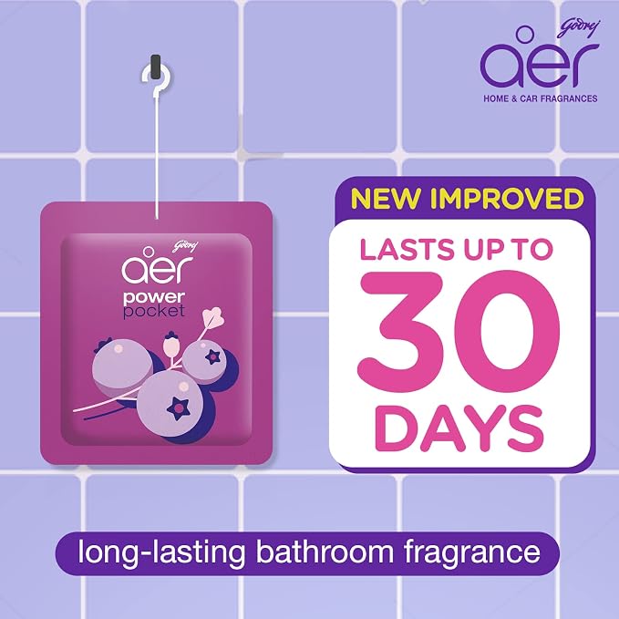 Godrej aer Power Pocket Bathroom Freshener – Assorted Pack of 5| Lasts up to 30 - Image 3