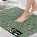 GORILLA GRIP Bath Rug Mat 44x26, Soft Absorbent Chenille, Quick Dry Microfiber by GorillaGrip
