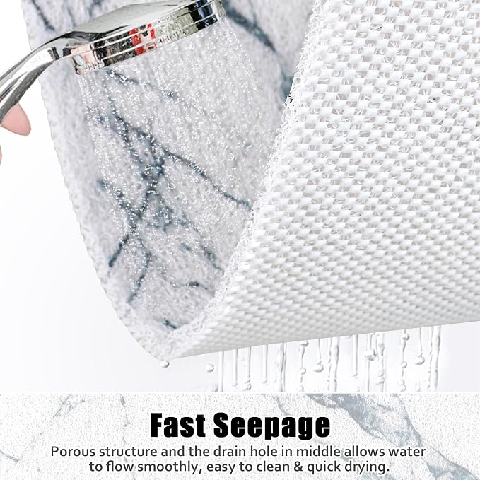 Square Shower Mat Non Slip: 24x24 Inch Shower Floor Mat - Image 3