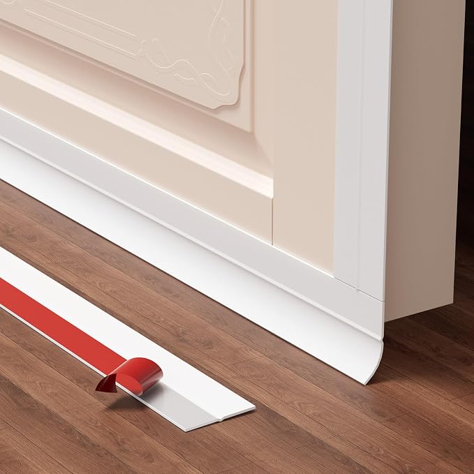 20ft Shower Door Seal Strip, Silicone Door Frame Sealing Strip by GINCHAIN