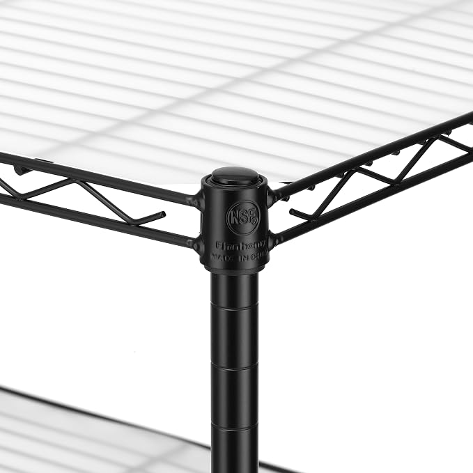 Finnhomy 8-Tier Wire Shelving Unit Adjustable Steel Wire Rack Shelving 8 - Image 6