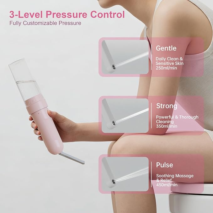 Portable Bidet - Handheld Rechargeable Electric Travel Bidet Sprayer - IPX7 - Image 3