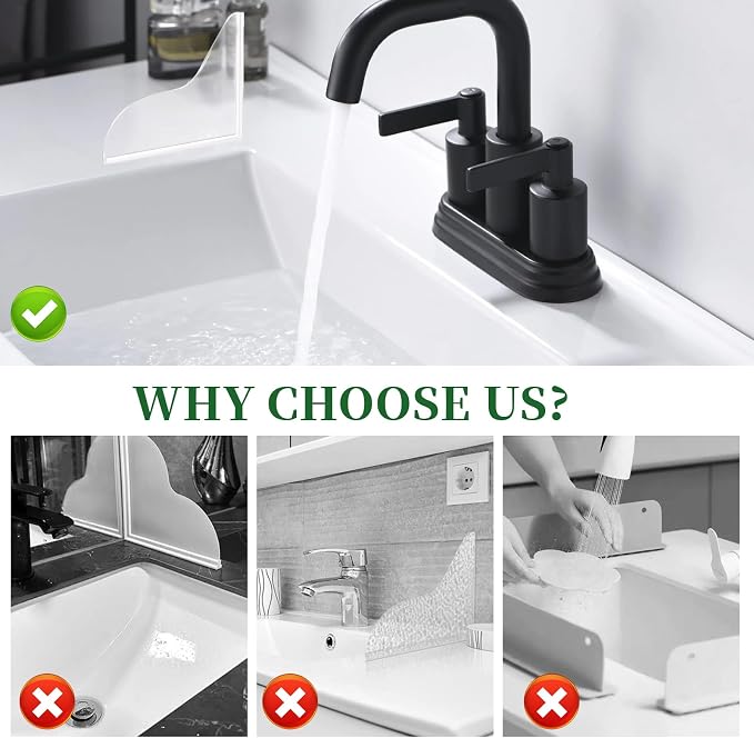 braxan 2 Pcs Splash Guard for Bathtub and Shower, Waterproof Shower Corner - Image 5