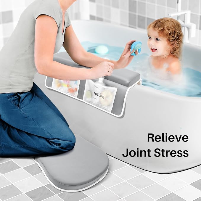 Bath Kneeler and Elbow Rest Pad Set, 1.6'' Extra Thick Bath Support - Image 5