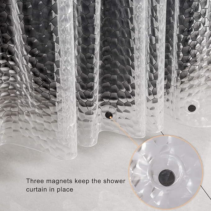 WELTRXE Extra Long Shower Curtain Liner - Image 4