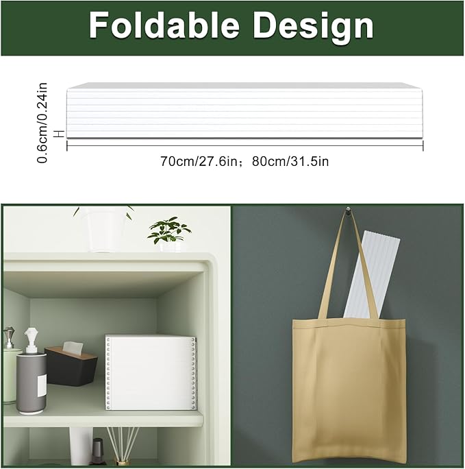 Bathtub Tray, Foldable Anti-dust Bathtub Cover Bath Insulation Cover, PVC - Image 5