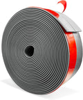 Wide Silicone Weather Stripping, 2 inch x 20 Ft Door Draft Stopper, Silicone by Todaylin