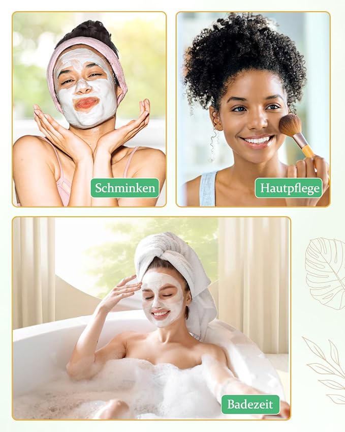 mikimini Shower Cap for Women Reusable Waterproof, Hair Cap for Shower - Image 7