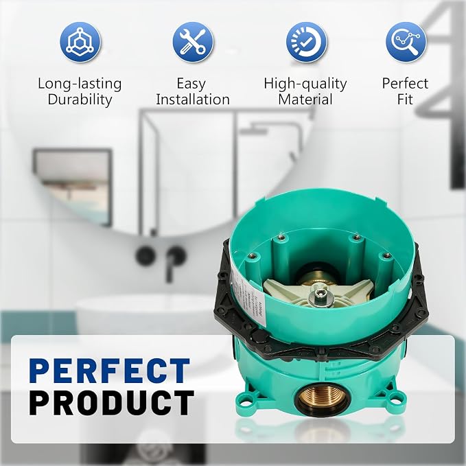 01850181 Universal 3/4" Shower Rough-In Valve Fit - Image 6