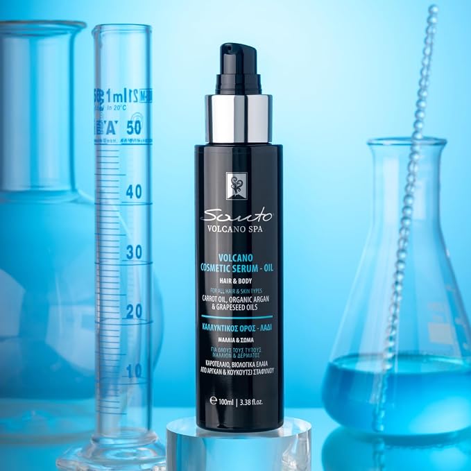 Volcano Cosmetic Serum 100ml – Hydrating & Anti-Aging Hair & Body Oil – Body - Image 3