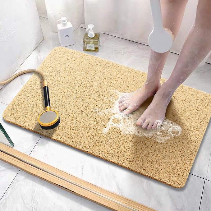 Asvin Soft Textured Bath, Tub Mat, 47x16 Inch, Phthalate Free, Non Slip Comfort by Asvin