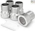 TAISHER 5PCS 304 Stainless Steel Pipe Fitting, 1/2" Male NPTx 3/4" Female NPT by TAISHER