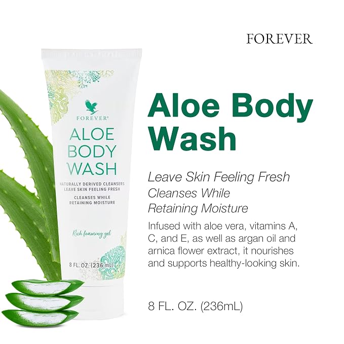 Forever Diving - Forever Aloe Body Wash - Sulfate-Free Cleanser - Image 2