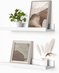 Heimlove Picture Ledge Shelf, Floating Shelves Set of 2, 16 Inch by Heimlove