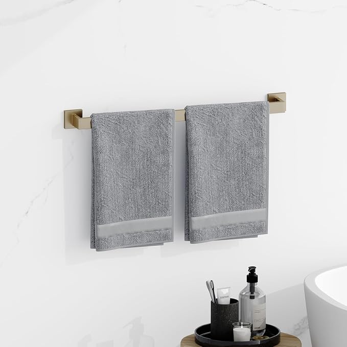 16 in Matte Bathroom Accessories Set, Bath Towel Bar Set, Stainless Steel - Image 5