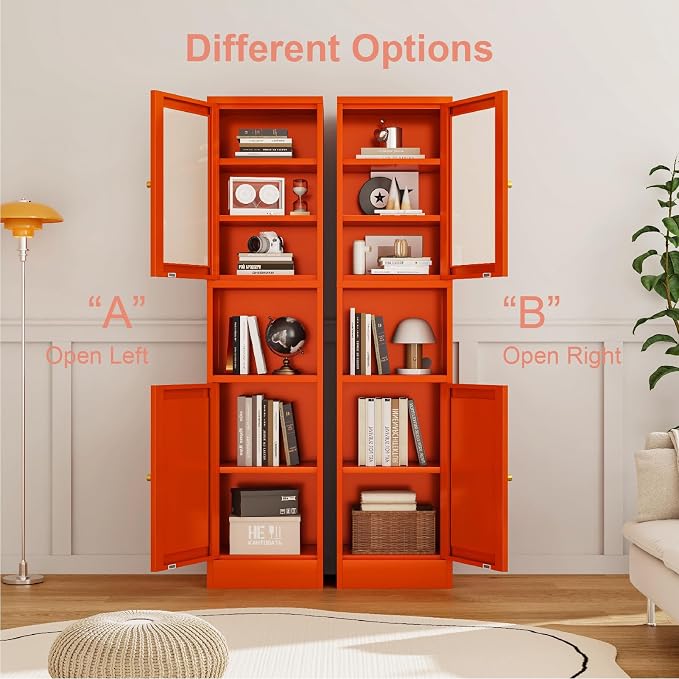 Metal Bathroom Storage Cabinet, Slim Metal Locker - Image 4
