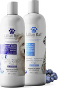 Lillian Ruff PRO Formula Berry Blue Brightening Dog Shampoo & Conditioner Set by LillianRuff