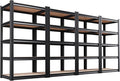 AOAORRG Set of 4 Garage Shelving Heavy Duty Storage Shelves, 5-Tier Metal by Unknown