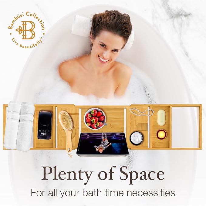 Wooden Bathtub Tray - Image 6