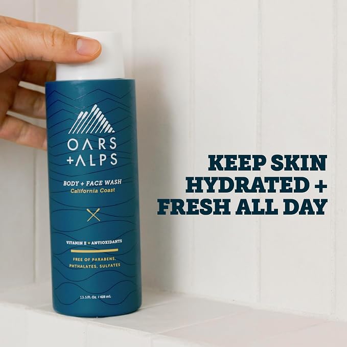 Oars + Alps Body Wash for Men, Mens Body Wash - Image 3