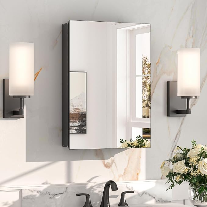 Keonjinn Black Medicine Cabinet by Keonjinn