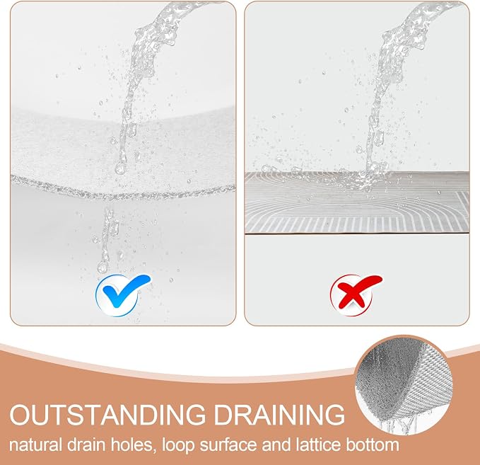 Joyhalo Shower Mats for Showers Anti Slip for Elderly, Bath Tub Mats for - Image 7