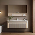 76” Bathroom Vanity Set, Floating Bathroom Vanities by ORTRVYQ