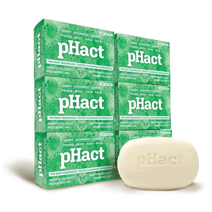ANDREW LESSMAN pHact Moisture-Rich, Soap-Free Cleansing Bar Hint of Mint. - Image 2