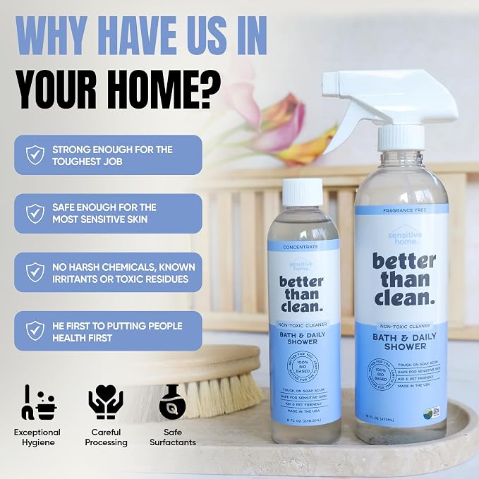Better Than Clean™ Bath and Shower Cleaner Starter Pack – Fragrance Free - Image 4