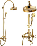 gotonovo Exposed Bathroom Shower System Classic Shower Kit 8 Inch Luxurious by HOME