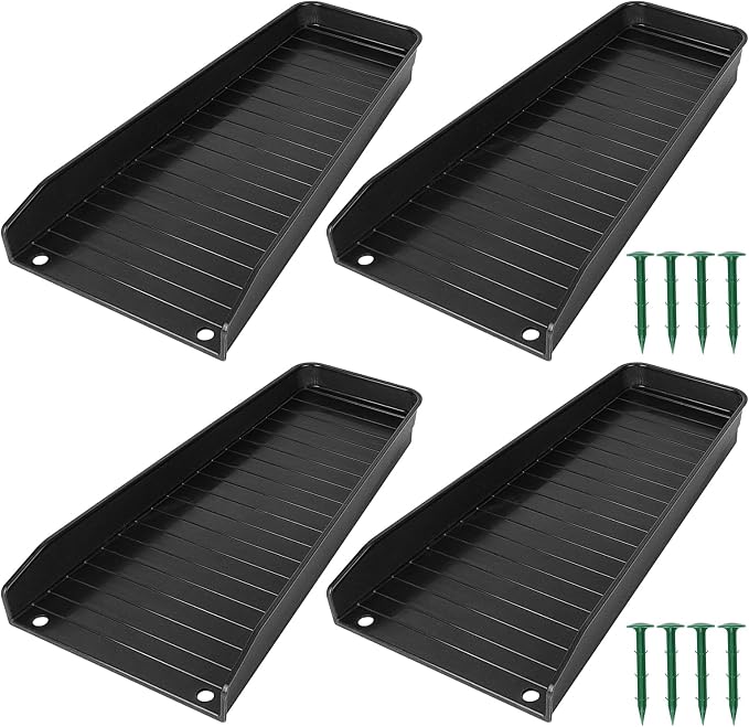 Gutter Downspout Splash Block, 16.3"Drain Gutter Guard Diverter, Gutter by ChickVilla