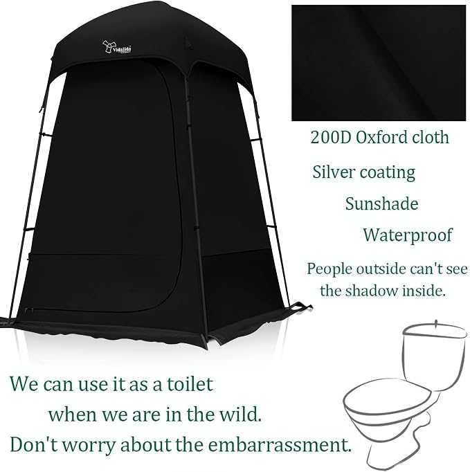 Outdoor Shower Tent Changing Room Privacy Portable Camping Shelters - Image 4