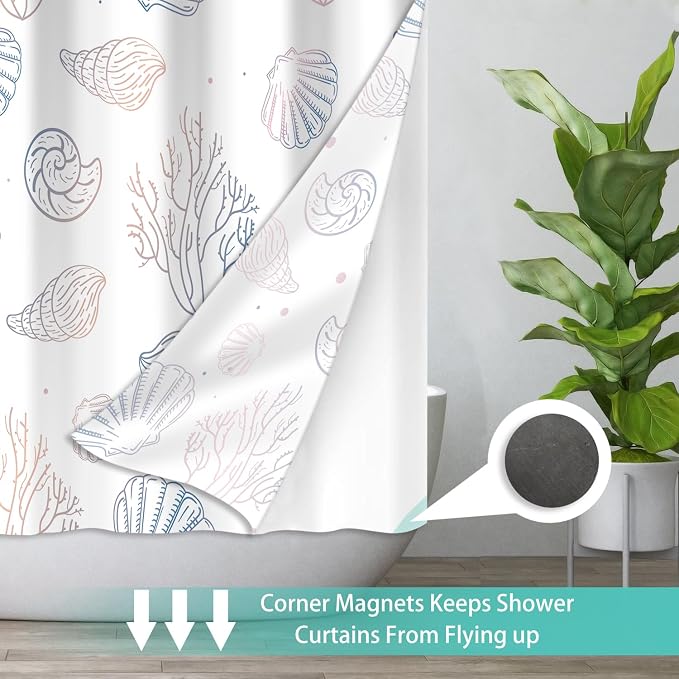 No Hook Shower Curtain Set - Image 3