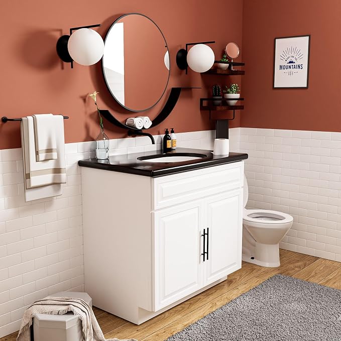 KitchenMan 36 Inch Bathroom Vanity Unassembled Bathroom Sink Cabinet and Vanity - Image 5