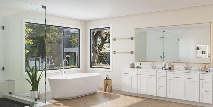 ROOMTEC Bathroom Cabinet, Morden Bathroom Sink Vanity Storage Cabinet, Shaker - Image 7