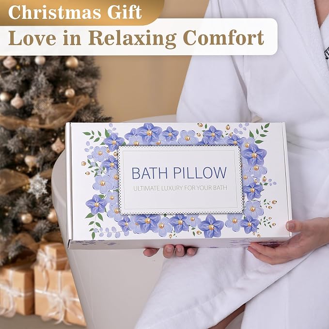 Bath Pillow Luxury Bathtub Pillow, Extra Soft & Comfortable Bath Pillows - Image 6